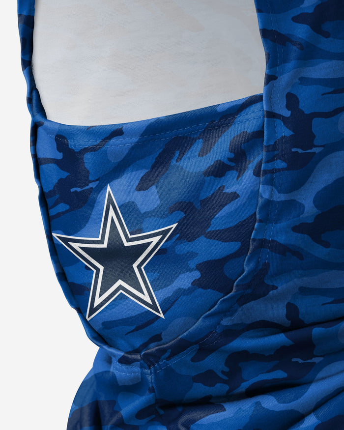 Dallas Cowboys Camo Lightweight Hooded Gaiter FOCO - FOCO.com