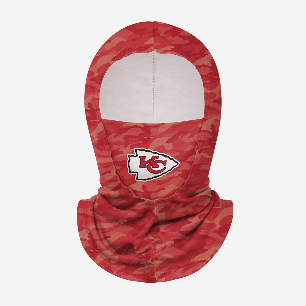 Kansas City Chiefs Camo Lightweight Hooded Gaiter FOCO - FOCO.com