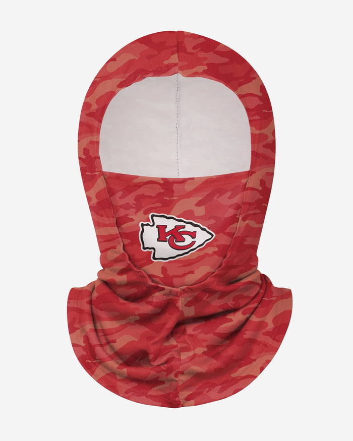 Kansas City Chiefs Camo Lightweight Hooded Gaiter FOCO - FOCO.com