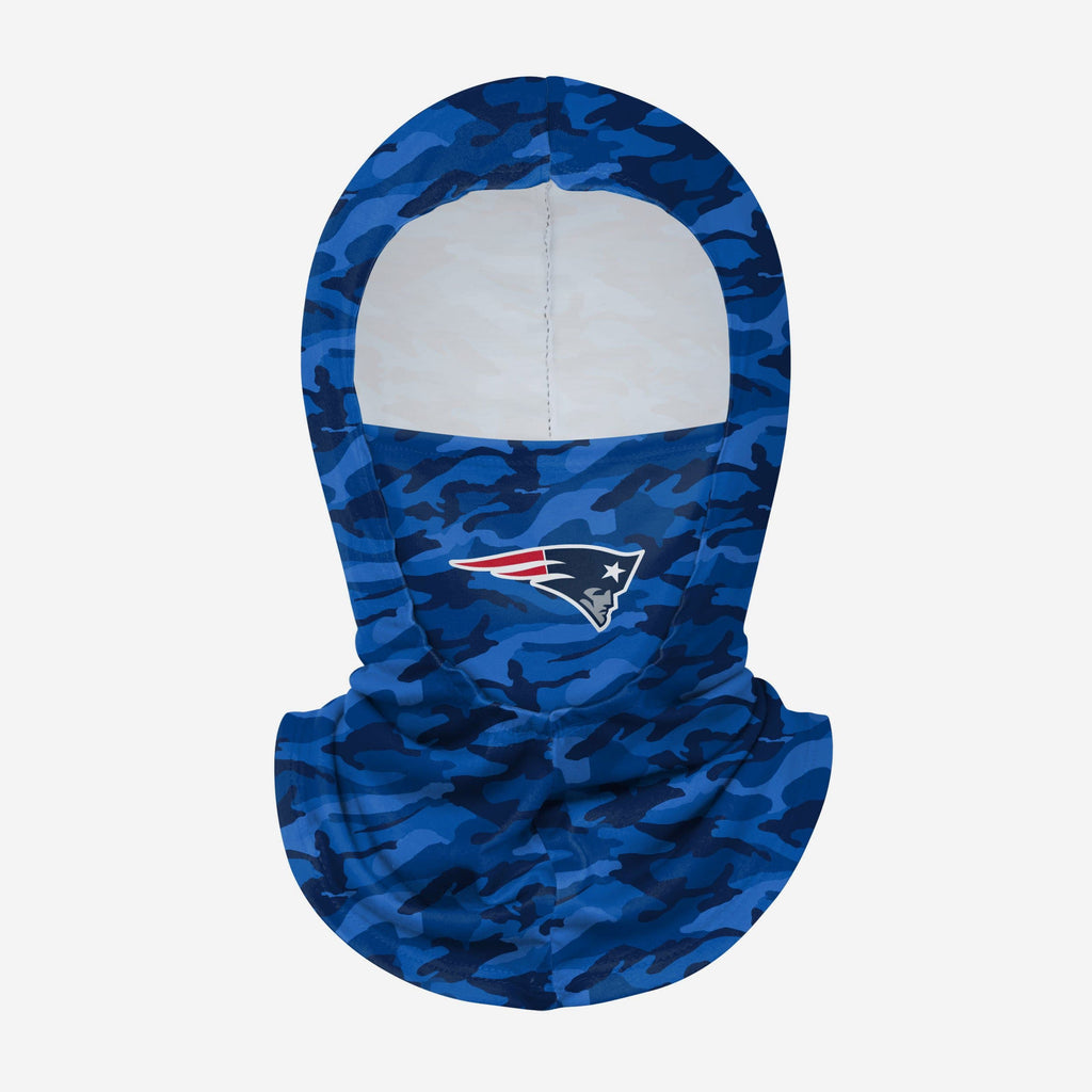 New England Patriots Camo Lightweight Hooded Gaiter FOCO - FOCO.com