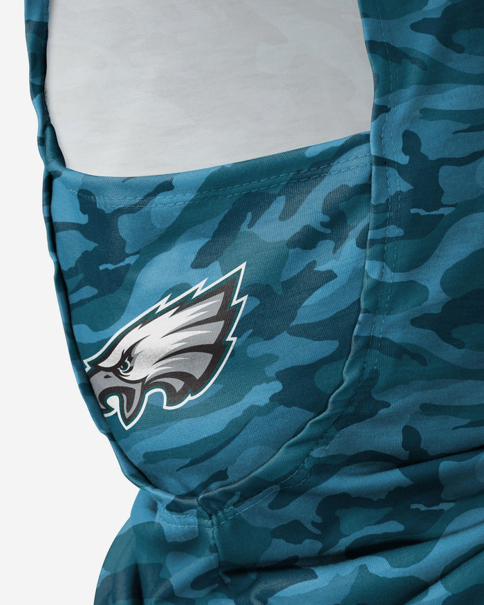 Philadelphia Eagles Camo Lightweight Hooded Gaiter FOCO - FOCO.com