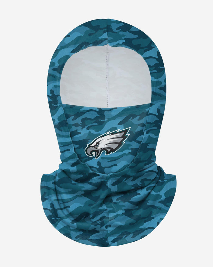 Philadelphia Eagles Camo Lightweight Hooded Gaiter FOCO - FOCO.com
