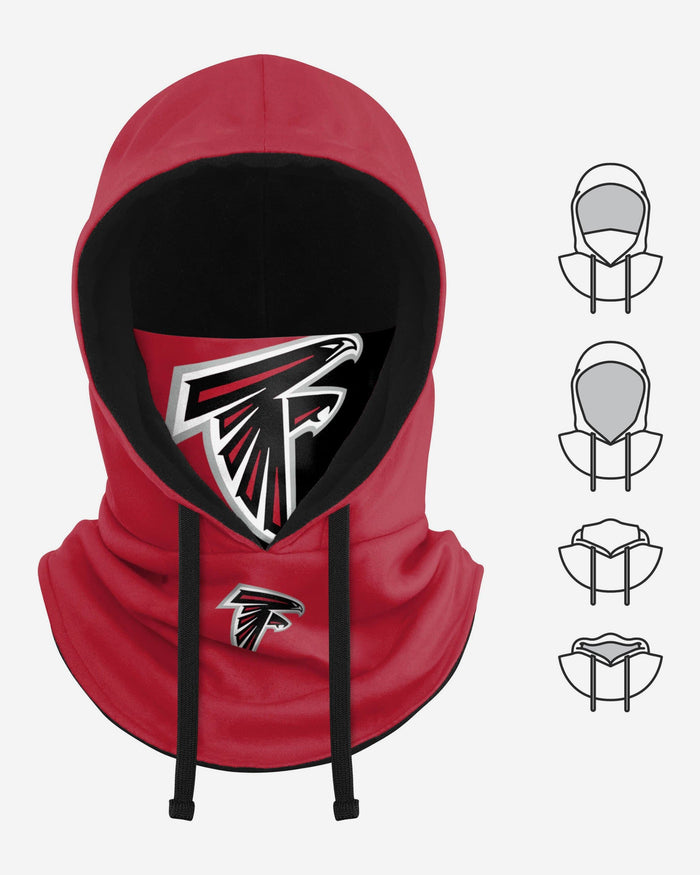 Atlanta Falcons Drawstring Hooded Gaiter FOCO - FOCO.com