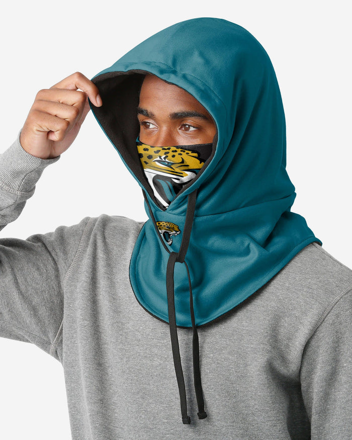 Jacksonville Jaguars Drawstring Hooded Gaiter FOCO - FOCO.com