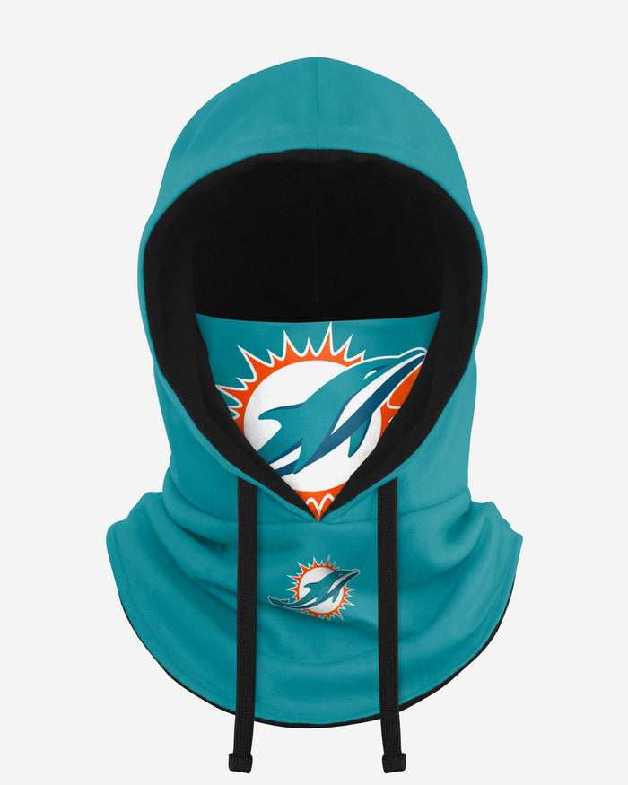 Miami Dolphins Drawstring Hooded Gaiter FOCO - FOCO.com