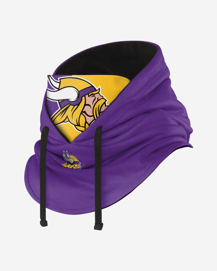 Minnesota Vikings Drawstring Hooded Gaiter FOCO - FOCO.com