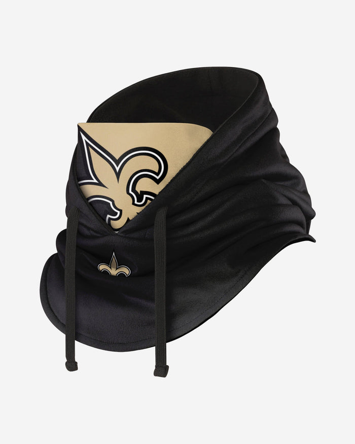 New Orleans Saints Drawstring Hooded Gaiter FOCO - FOCO.com