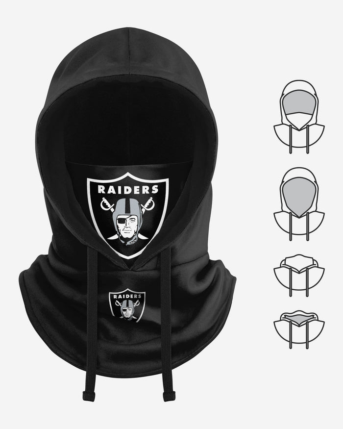 Las Vegas Raiders Drawstring Hooded Gaiter FOCO - FOCO.com