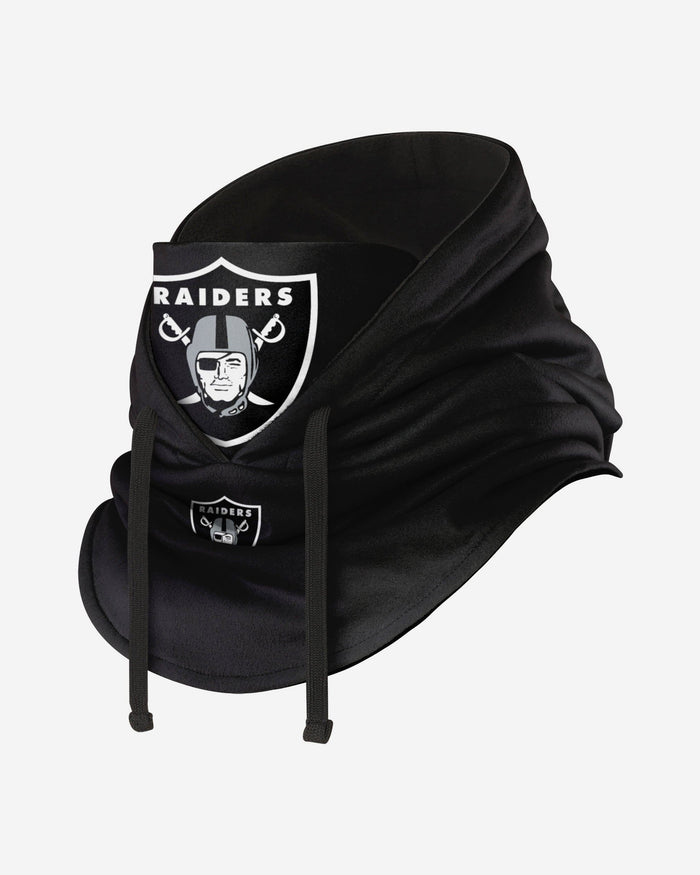 Las Vegas Raiders Drawstring Hooded Gaiter FOCO - FOCO.com