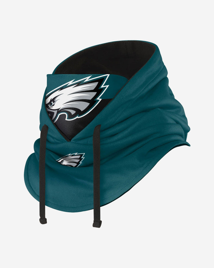 Philadelphia Eagles Drawstring Hooded Gaiter FOCO - FOCO.com