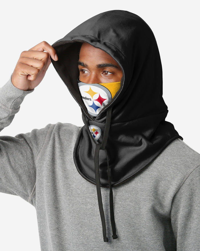 Pittsburgh Steelers Drawstring Hooded Gaiter FOCO - FOCO.com