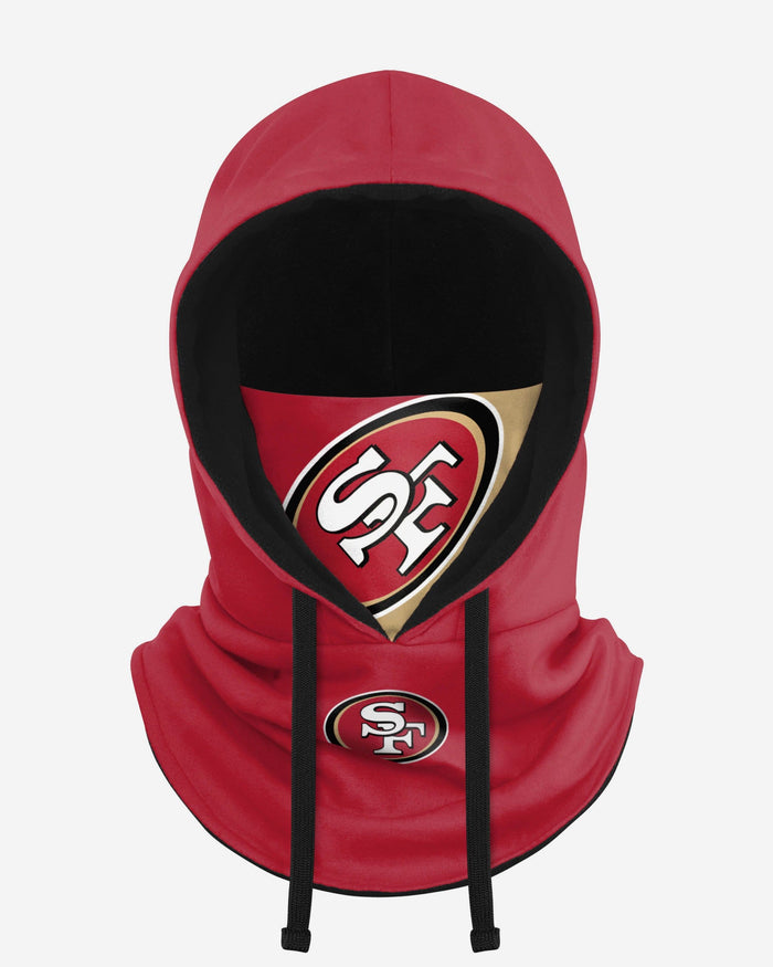 San Francisco 49ers Drawstring Hooded Gaiter FOCO - FOCO.com