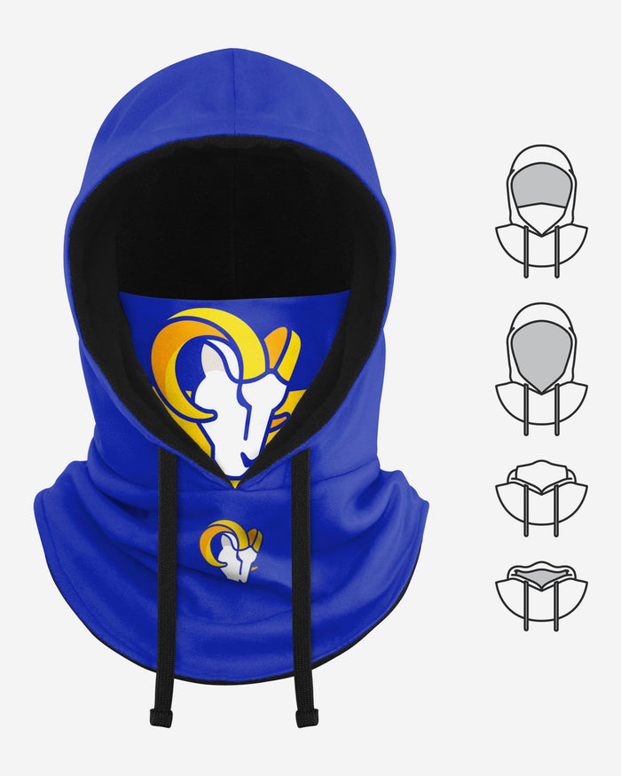 Los Angeles Rams Drawstring Hooded Gaiter FOCO - FOCO.com