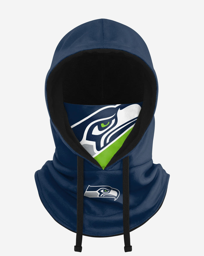 Seattle Seahawks Drawstring Hooded Gaiter FOCO - FOCO.com