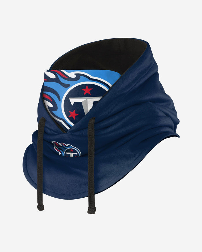 Tennessee Titans Drawstring Hooded Gaiter FOCO - FOCO.com