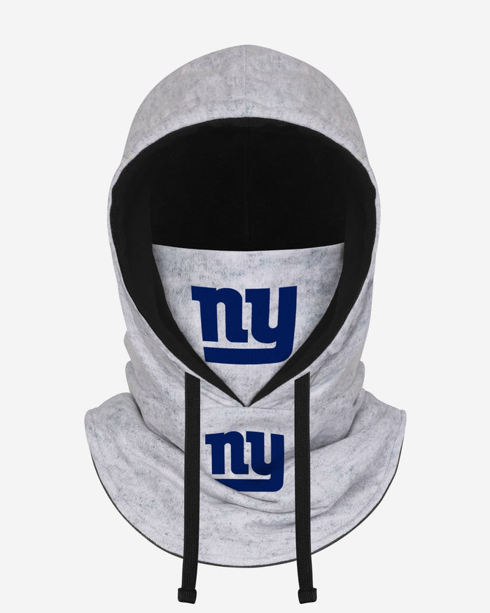 New York Giants Heather Gray Drawstring Hooded Gaiter Scarf FOCO - FOCO.com