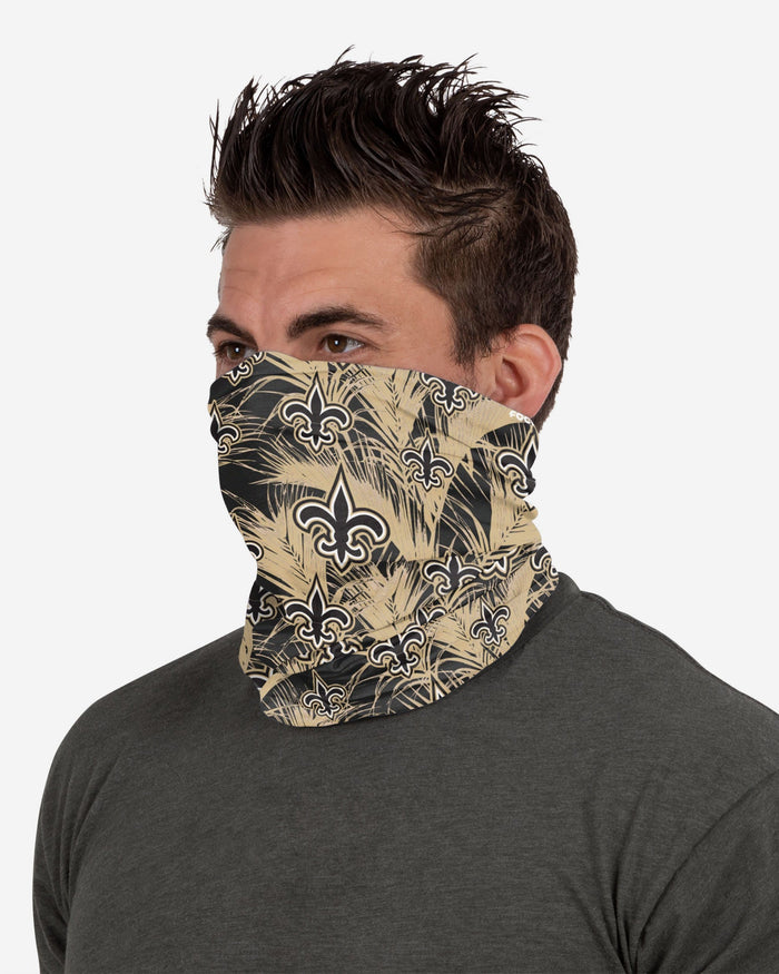 New Orleans Saints Floral UV Gaiter Scarf FOCO - FOCO.com