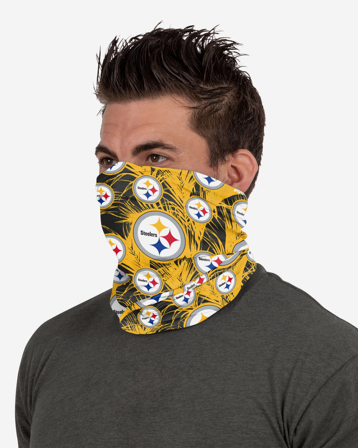 Pittsburgh Steelers Floral UV Gaiter Scarf FOCO - FOCO.com