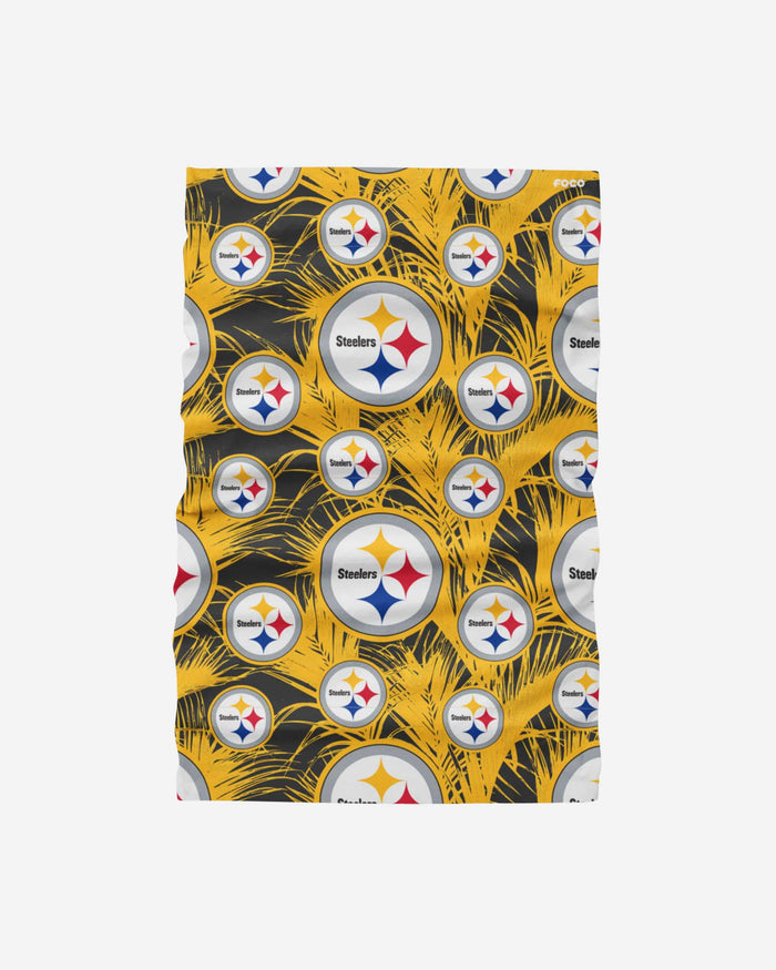 Pittsburgh Steelers Floral UV Gaiter Scarf FOCO - FOCO.com