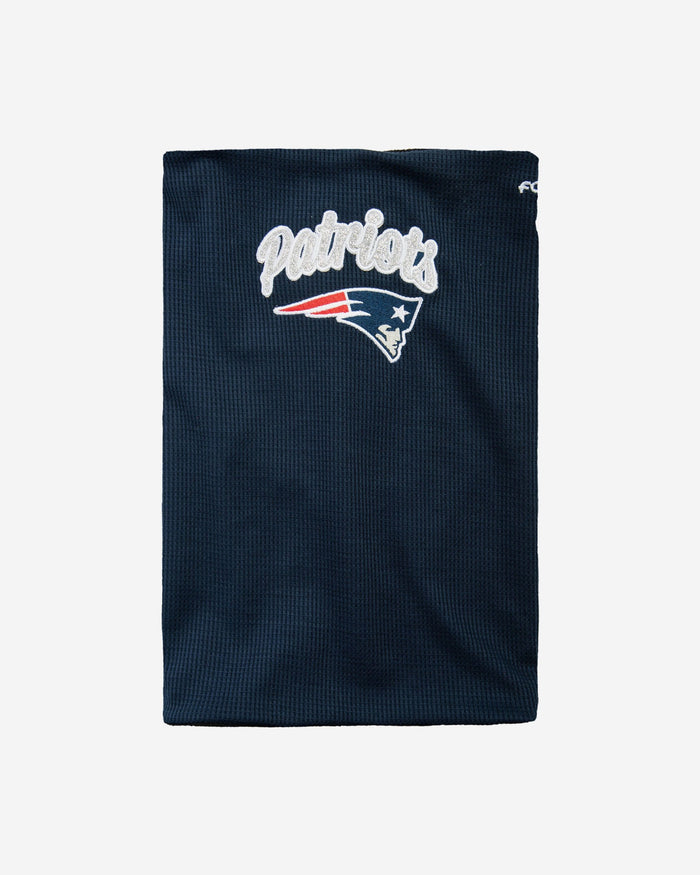 New England Patriots Glitter Waffle Gaiter Scarf FOCO - FOCO.com