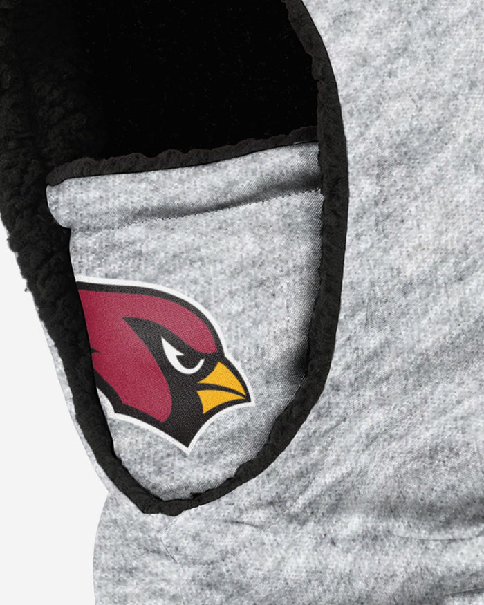 Arizona Cardinals Heather Grey Big Logo Hooded Gaiter FOCO - FOCO.com