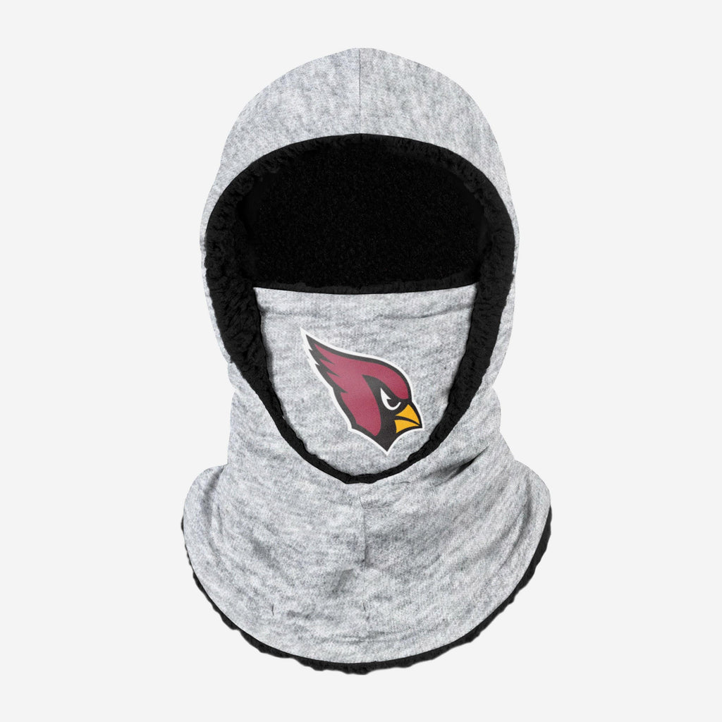 Arizona Cardinals Heather Grey Big Logo Hooded Gaiter FOCO Adult - FOCO.com