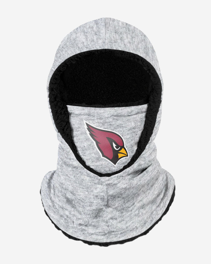 Arizona Cardinals Heather Grey Big Logo Hooded Gaiter FOCO Adult - FOCO.com