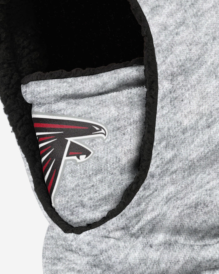 Atlanta Falcons Heather Grey Big Logo Hooded Gaiter FOCO - FOCO.com