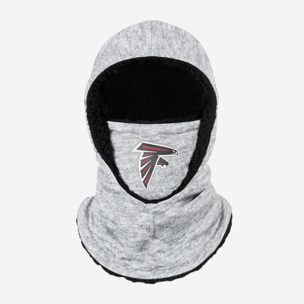 Atlanta Falcons Heather Grey Big Logo Hooded Gaiter FOCO Adult - FOCO.com