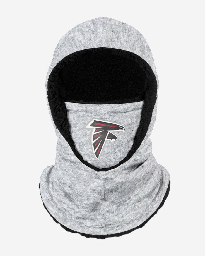 Atlanta Falcons Heather Grey Big Logo Hooded Gaiter FOCO Adult - FOCO.com