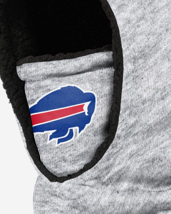 Buffalo Bills Heather Grey Big Logo Hooded Gaiter FOCO - FOCO.com