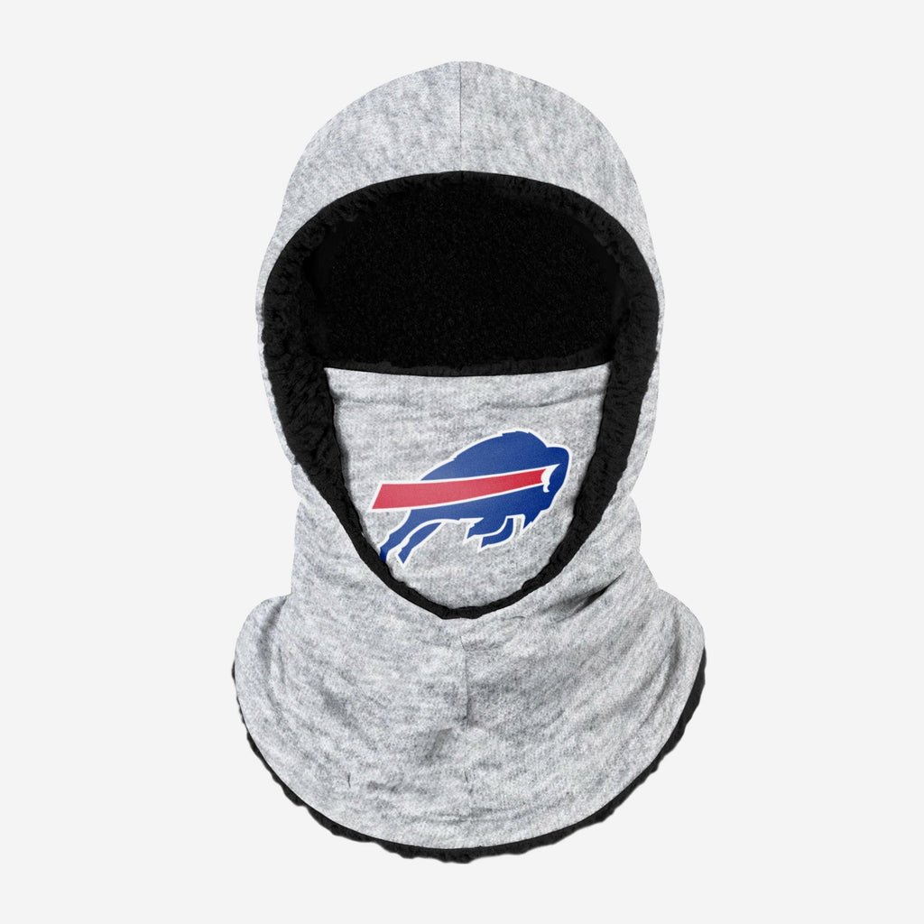 Buffalo Bills Heather Grey Big Logo Hooded Gaiter FOCO Adult - FOCO.com