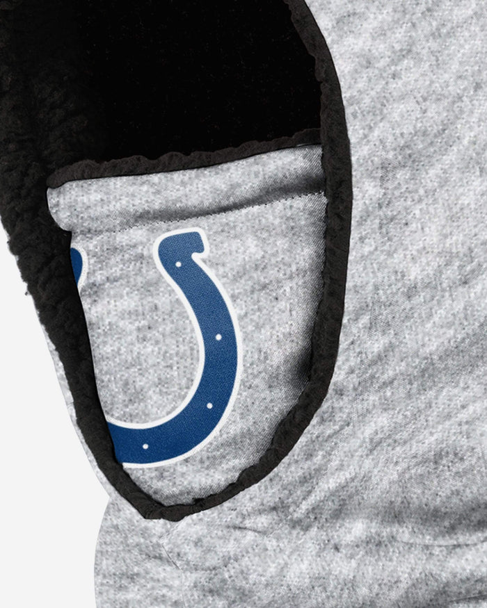 Indianapolis Colts Heather Grey Big Logo Hooded Gaiter FOCO - FOCO.com