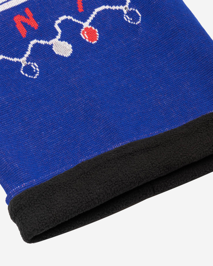 New York Giants Light Up Knit Gaiter Scarf FOCO - FOCO.com