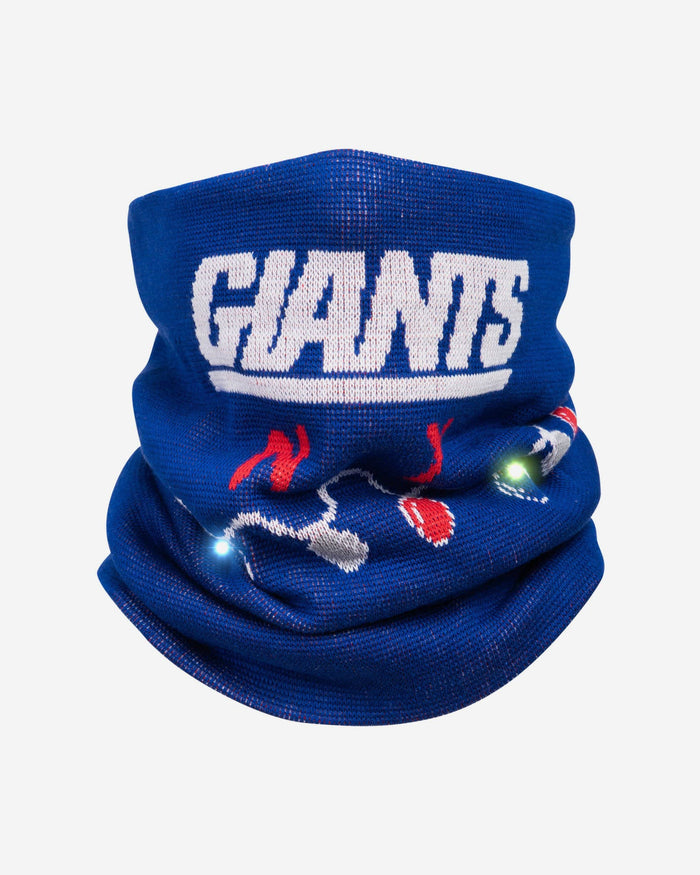 New York Giants Light Up Knit Gaiter Scarf FOCO - FOCO.com