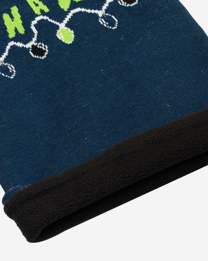 Seattle Seahawks Light Up Knit Gaiter Scarf FOCO - FOCO.com