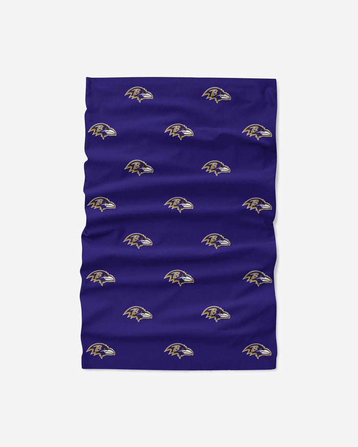 Baltimore Ravens Mini Print Logo Gaiter Scarf FOCO - FOCO.com