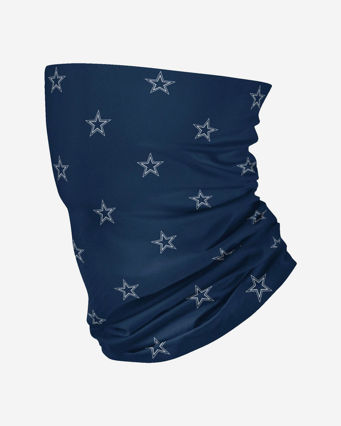 Dallas Cowboys Mini Print Logo Gaiter Scarf FOCO - FOCO.com