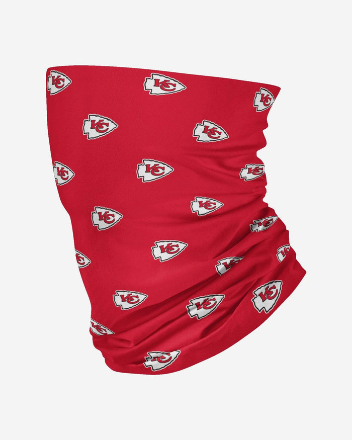 Kansas City Chiefs Mini Print Logo Gaiter Scarf FOCO - FOCO.com