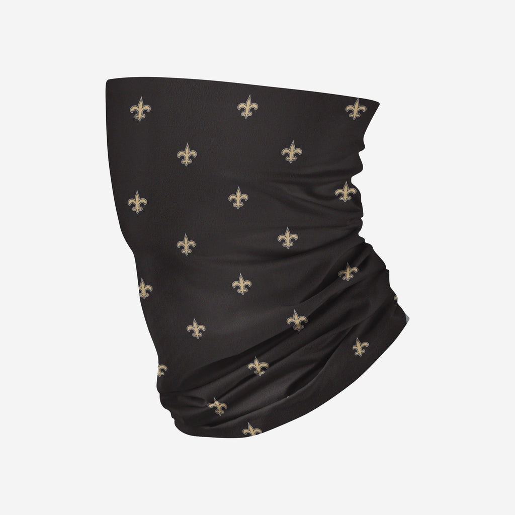 New Orleans Saints Mini Print Logo Gaiter Scarf FOCO - FOCO.com