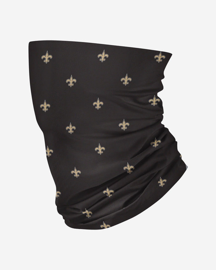 New Orleans Saints Mini Print Logo Gaiter Scarf FOCO - FOCO.com