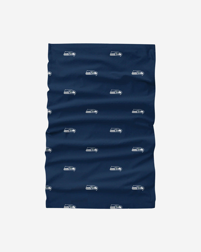 Seattle Seahawks Mini Print Logo Gaiter Scarf FOCO - FOCO.com