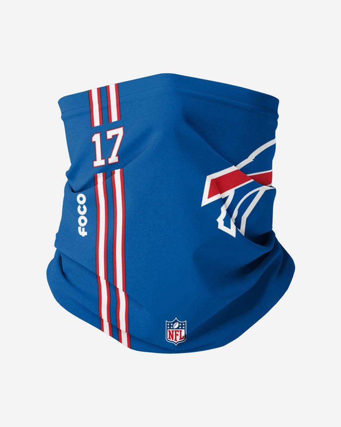 Josh Allen Buffalo Bills On-Field Sideline Logo Gaiter Scarf FOCO Adult - FOCO.com