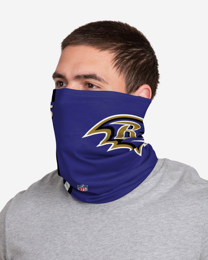 Marquise Brown Baltimore Ravens On-Field Sideline Logo Gaiter Scarf FOCO - FOCO.com