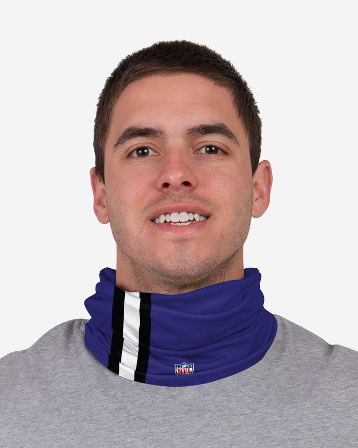 Lamar Jackson Baltimore Ravens On-Field Sideline Logo Gaiter Scarf FOCO - FOCO.com