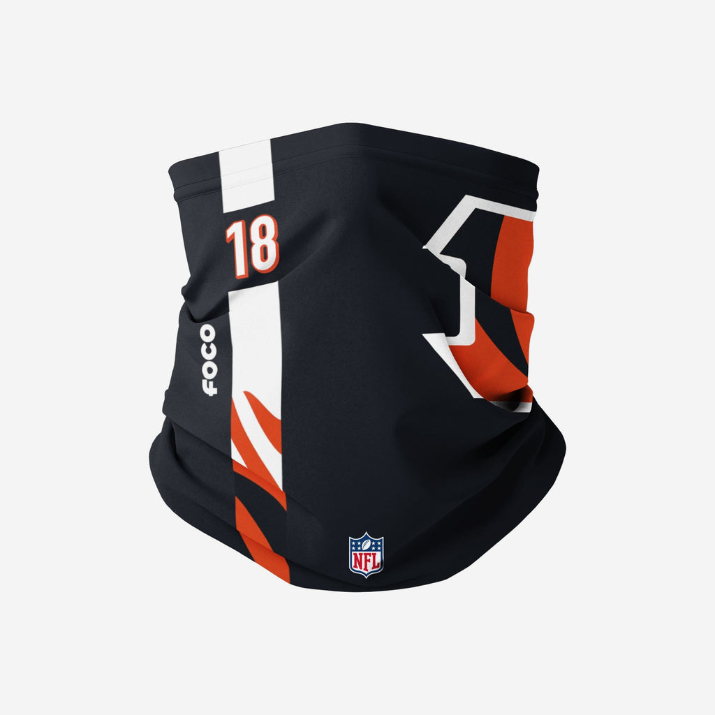 AJ Green Cincinnati Bengals On-Field Sideline Logo Gaiter Scarf FOCO - FOCO.com