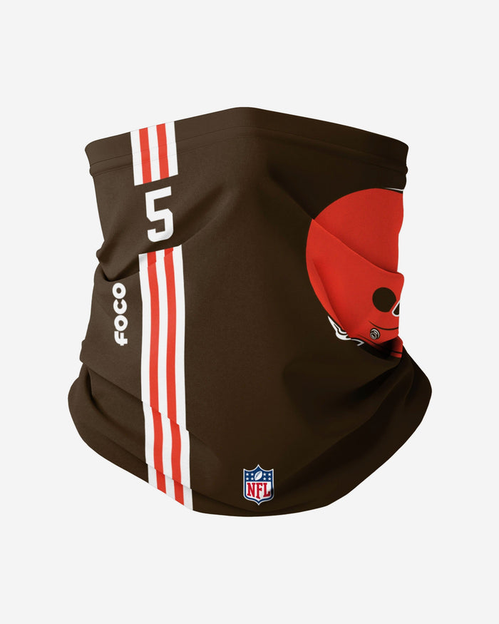 Case Keenum Cleveland Browns On-Field Sideline Logo Gaiter Scarf FOCO - FOCO.com