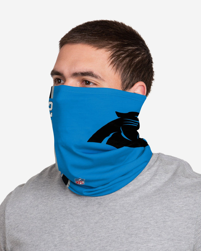 Christian McCaffrey Carolina Panthers On-Field Sideline Logo Gaiter Scarf FOCO - FOCO.com