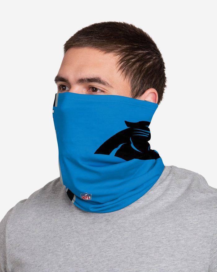 Teddy Bridgewater Carolina Panthers On-Field Sideline Logo Gaiter Scarf FOCO - FOCO.com