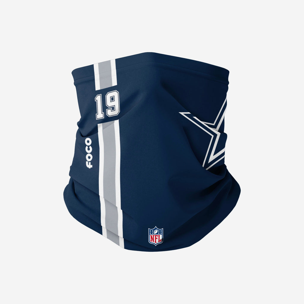 Amari Cooper Dallas Cowboys On-Field Sideline Logo Gaiter Scarf FOCO - FOCO.com